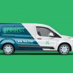 Brand design for Greenx Pest Control in Clayton NC